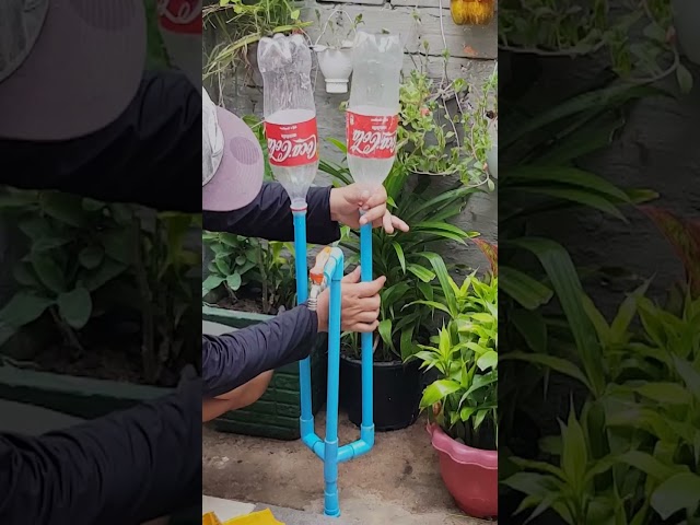 Technique to fix PVC pipe faucet low water pressure #shorts