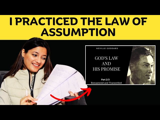 Master The LAW OF ASSUMPTION & Get Every Desire Fulfilled | Agrika Khatri