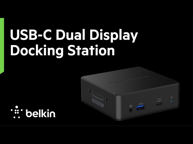 USB-C Dual Display Docking Station