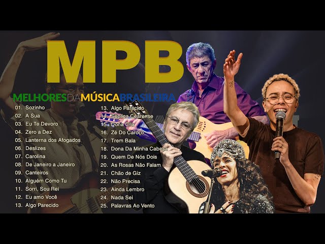 Música MPB Brasil - As Melhores Clássicos da MPB - Fagner, Marisa Monte, Maria Gadú, Caetano
