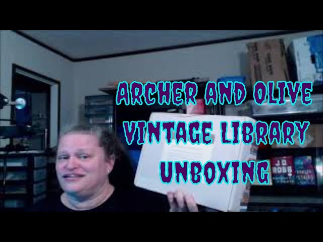 Archer and Olive Vintage Library Unboxing