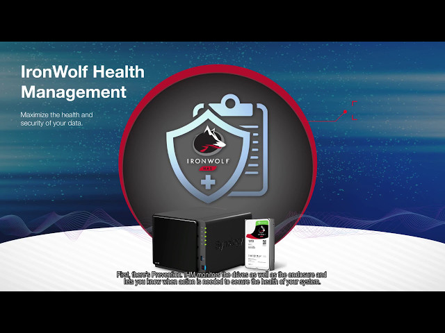 IronWolf Health Management with Synology