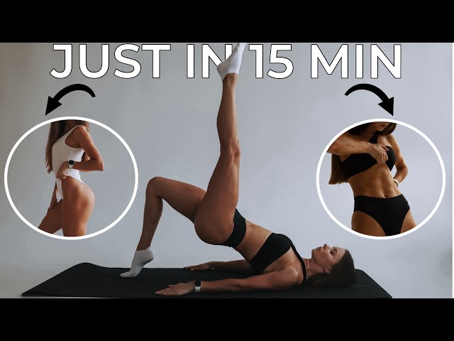 15 MIN FULL BODY WORKOUT // NON-STOP ABS / BOOTY / CORE Workout