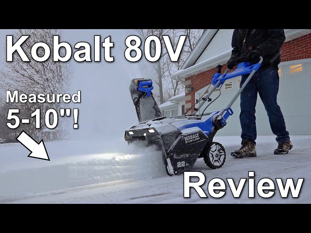 Kobalt 80V 22" Snowblower Review | Worth the Money?!