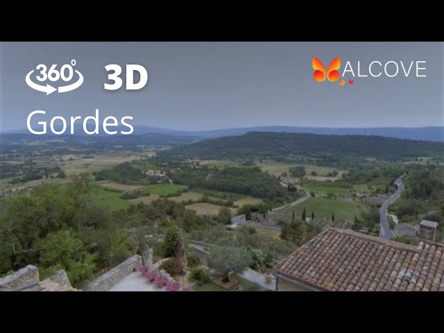 360 3D GORDES, FRANCE Virtual Travel 4K, Full Series in High Quality in Alcove for Meta Quest