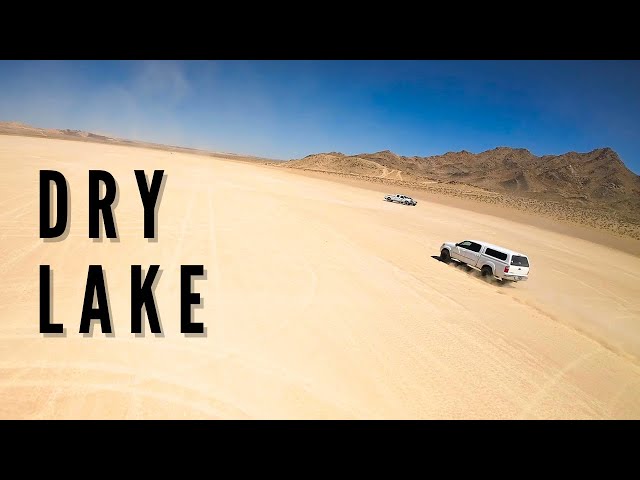 Exploring a Dry Lake Bed with Drones