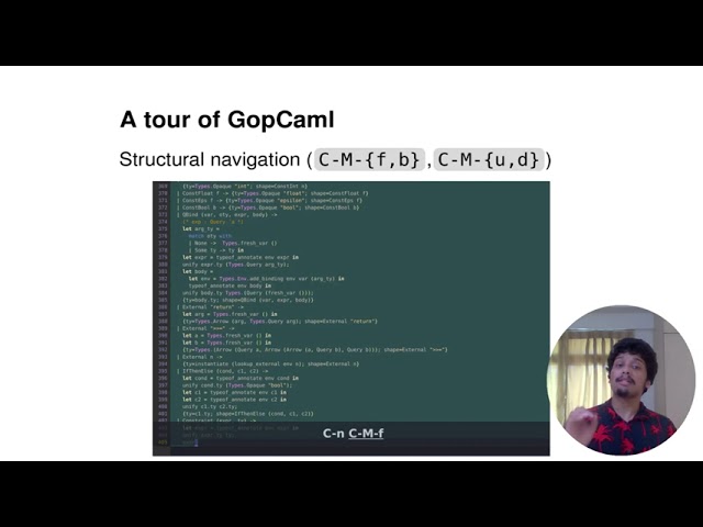 OCaml Workshop 2021 - GopCaml A Structural Editor for OCaml