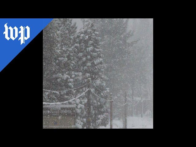 Blizzard with hurricane-force winds blasts California