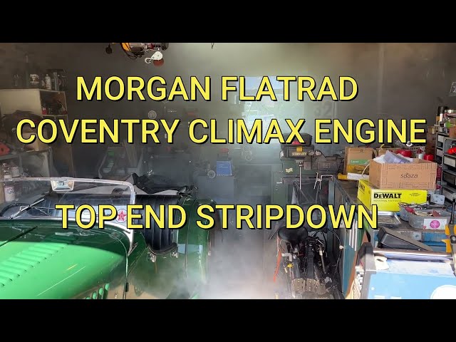 86 YEAR OLD MORGAN 4/4 ENGINE STRIPDOWN FOR HEAD GASKET FAIL -COVENTRY CLIMAX ENGINE