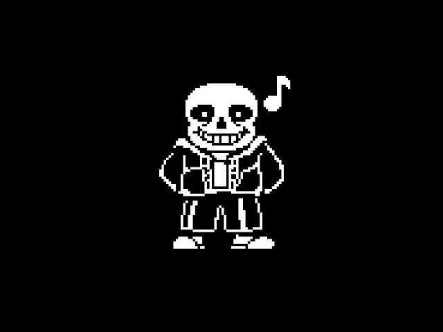 Megalovania but Sans is also singing it