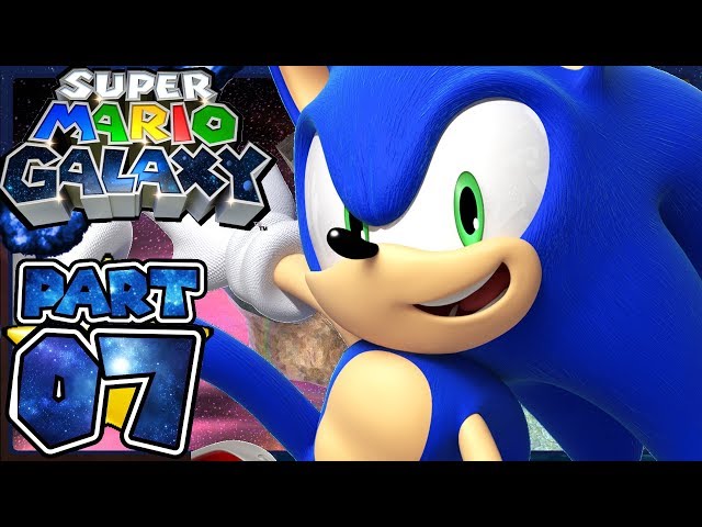 Let's Play Super Mario Galaxy: Part 7 - SONIC SPEED!