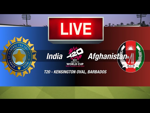 🛑Hindi🛑LIVE- INDIA vs AFGHANISTAN🛑T20 WORLD CUP🛑IND vs AFG🛑CRICKET 24 GAMEPLAY🛑LIVE MATCH STREAMING🏏