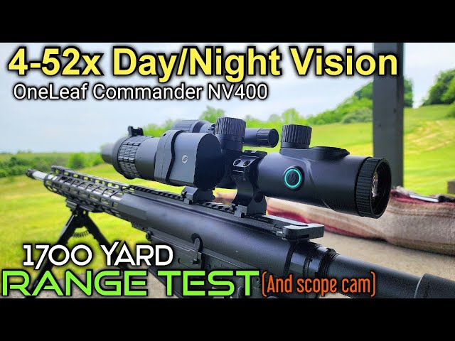 OneLeaf Commander NV400 Night Vision Scope Review & Shoot