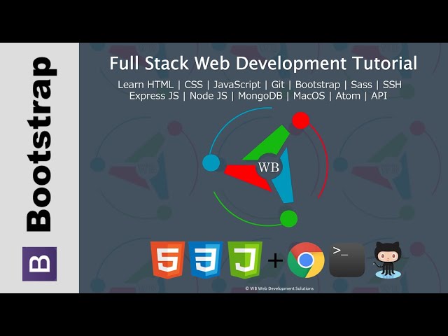 59. Using the Grid System in Bootstrap 4 - Full stack web development Tutorial Course