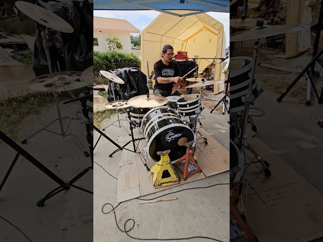 david jamming at practice. #rockband #subscribetomychannel #drummer #drums #fyp #metal