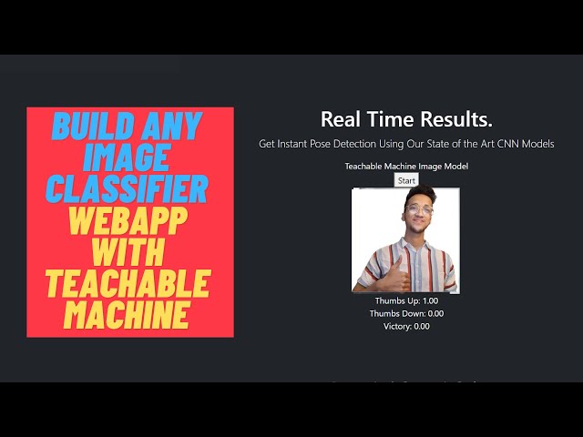 Teachable Machine| Build ANY Image Classification Web App| Zero Code|
