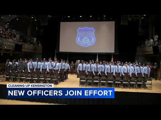 Philadelphia police's 75 newest officers will patrol Kensington