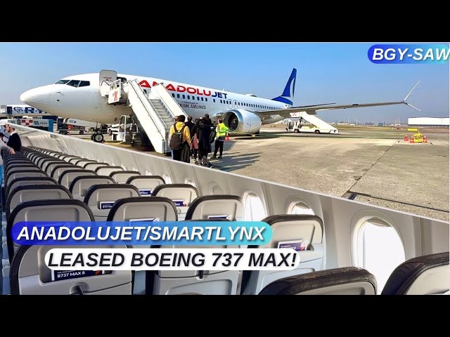 4K TRIP REPORT | AnadoluJet (SMARTLYNX Wet-Lease) Boeing 737 MAX 8 | Milan BGY to Istanbul SAW