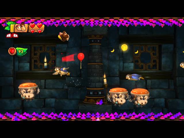 Donkey Kong Country: Tropical Freeze - Infinite Lives/Balloons/Enemy Combo (6-K)