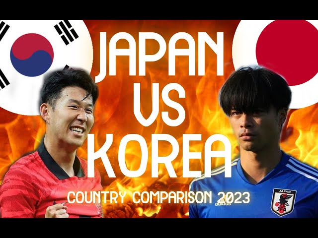 Japan vs Korea Country Comparison 2023 #youshouldknow