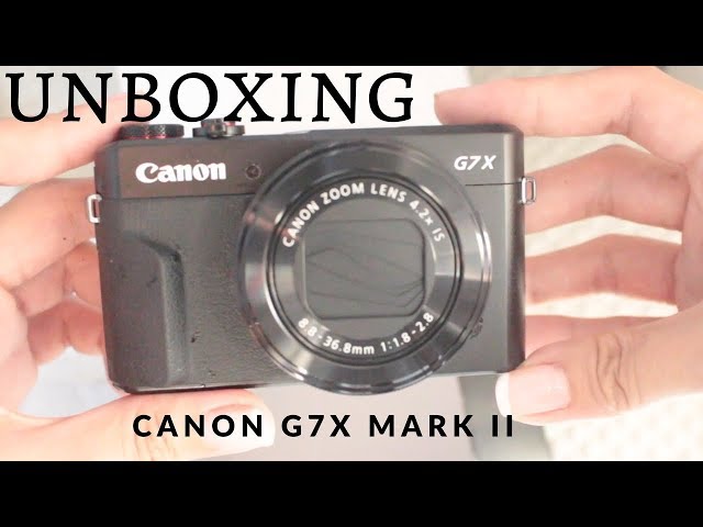 Unboxing Canon G7X Mark II and trying it out!! By Misskaykrizz
