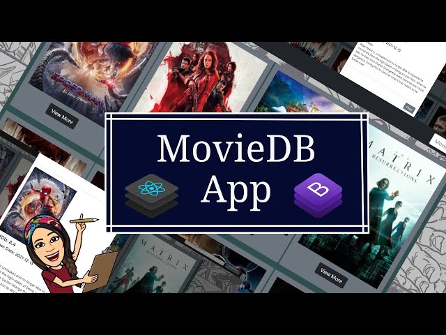 MovieDB App in React JS | Fetch Data from an API (Responsive Web Application)