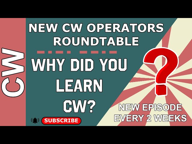 Why Did YOU Learn CW? #cw #morsecode