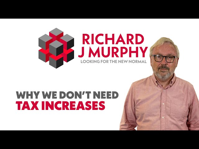 Why we don't need tax increases