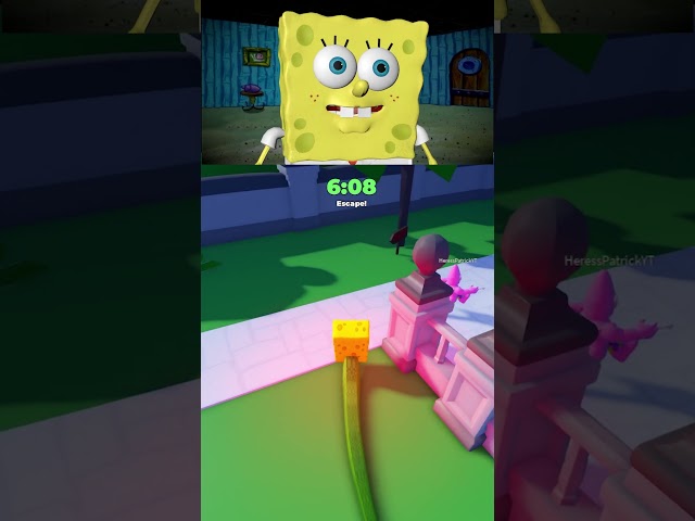 Patrick is CHASED by SNAKEBOB!