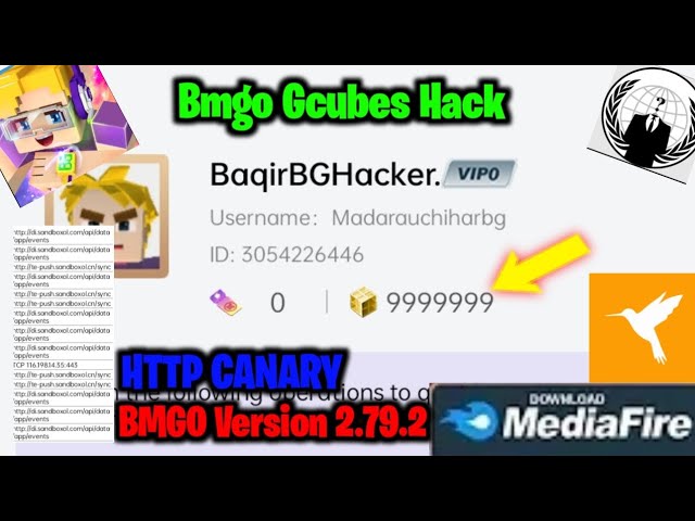 How to Hack Bmgo gcubes 9999999 unlimited. Http canary online edit . 100% real .(Baqir BG) #bmgohack