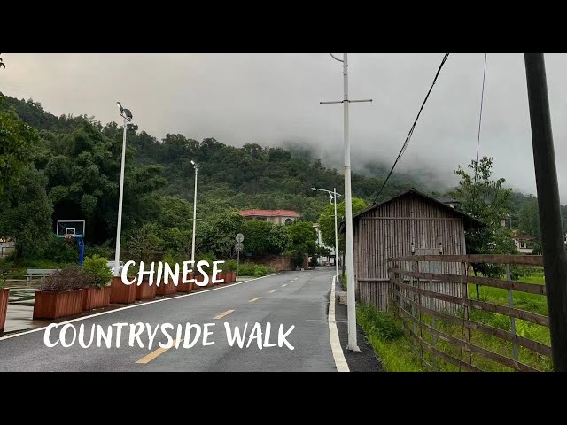 Chinese Countryside Walk. Real Chinese Nature 4K