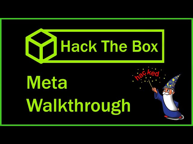 HackTheBox - Meta Walkthrough