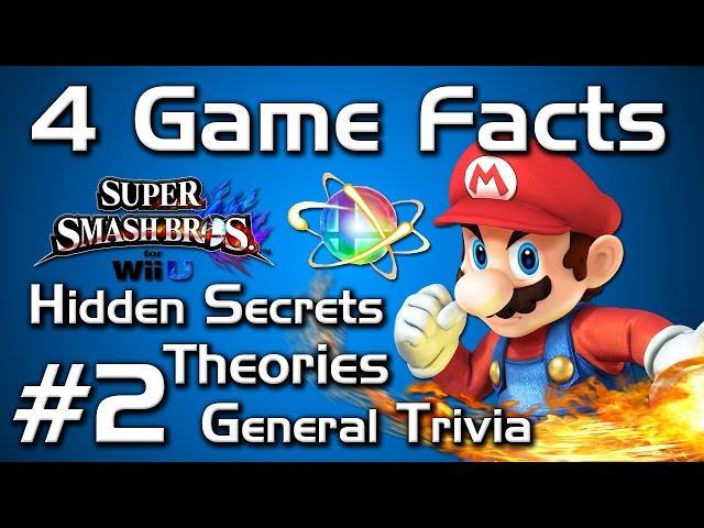 4 Game Facts in Super Smash Bros. Wii U (Easter Eggs, Secrets) "Sakurai in Coin Mode"