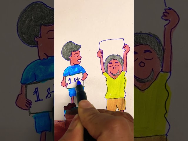 Happiness is state of mind #viralvideo #art #drawing #youtubeshorts #painting #satisfying#creative