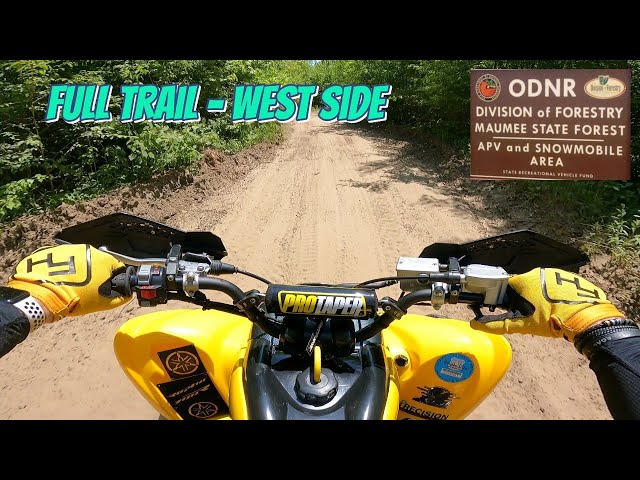 Maumee State Forest APV Area FULL trail WEST side  |  Raptor 700R