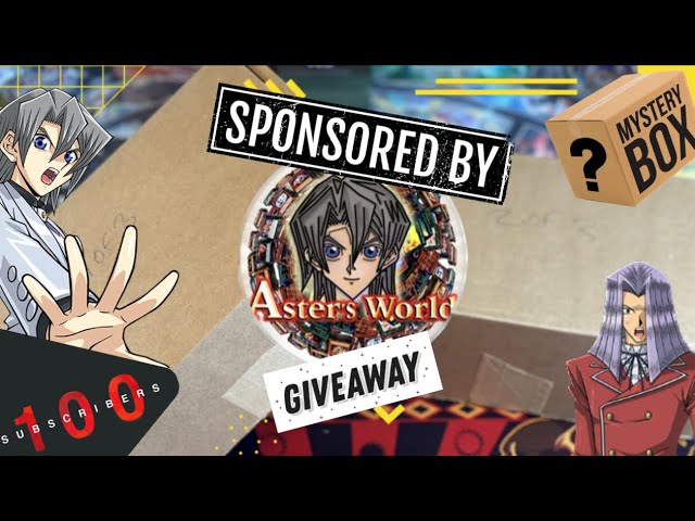 Another Wicked Opening! Asters World Yu-Gi-Oh! Sponsored Mystery Box 100 Subscriber Weekend!