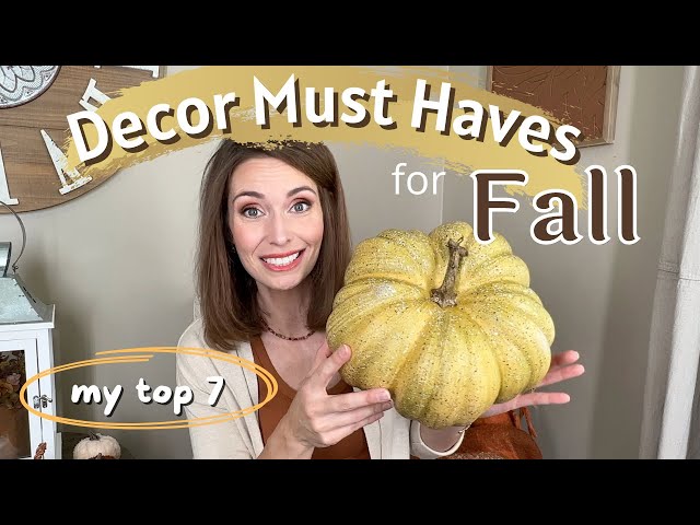 MUST HAVE DECOR ITEMS FOR FALL | COZY FALL DECORATING IDEAS
