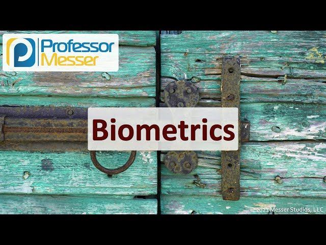 Biometrics - SY0-601 CompTIA Security+ : 2.4