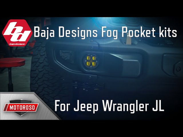 Baja Designs LED Fog Pocket Kits for the 2018+ Wrangler JL and Gladiator JT
