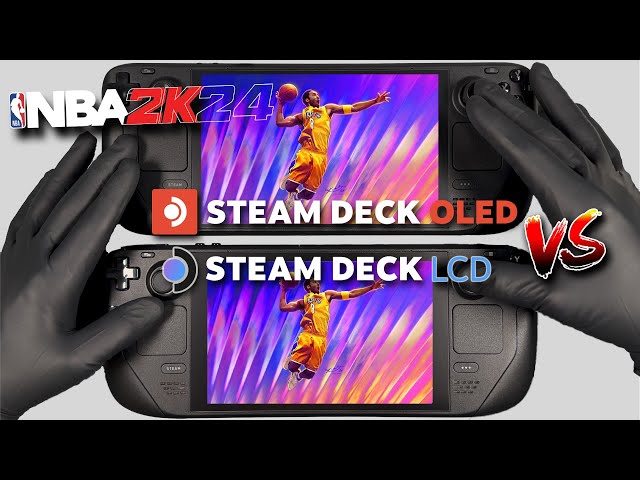 NBA 2K24 | Steam Deck OLED VS LCD | Steam OS | Gameplay Comparison w/Commentary