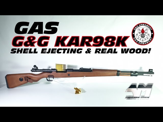 G&G KAR98K / GAS POWERED / SHELL EJECTING / REAL WOOD / G980 SE Airsoft Unboxing