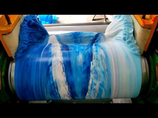 Silicone rubber color mixing | Oddly satisfying silicone color mixing