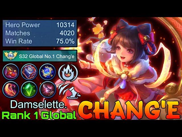 Midlaner Carry Chang'e 4,000+ Matches - Top 1 Global Chang'e by Damselette. - Mobile Legends