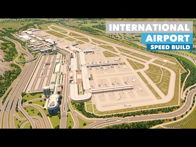 Building my best & most Realistic International Airport yet | No Mods | Cities: Skylines