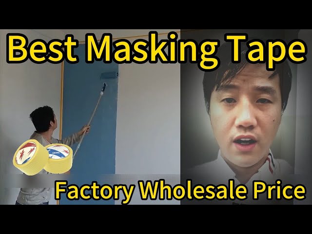 YITAP low adhesive large cheapest place to buy case of blue clear  painter tape bulk sizes wholesale