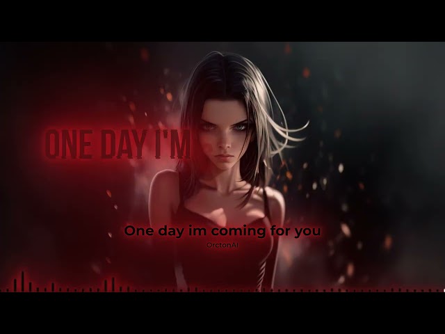 Lyrics video for One day im coming for you(explicit lyrics)
