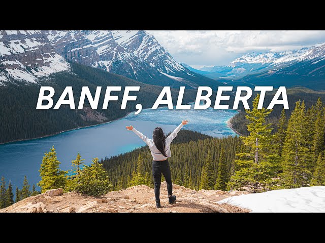 Banff National Park Solo Travel Guide & Experience 🇨🇦  | Alberta, Canada Vlog