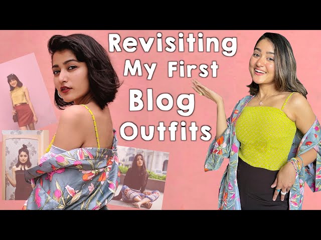 I Found My Old Blogging Outfits + My Fashion Blogging Journey