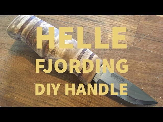 DIY Curly Birch Handle for Helle Fjording Knife