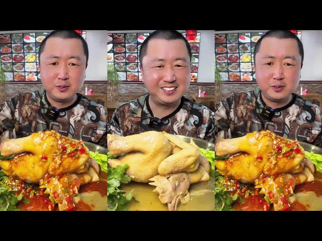 MUKBANG | EATING WHOLE CHICKEN | Slow Roast Chicken | Slow Braised Whole Chicken Eating ASMR